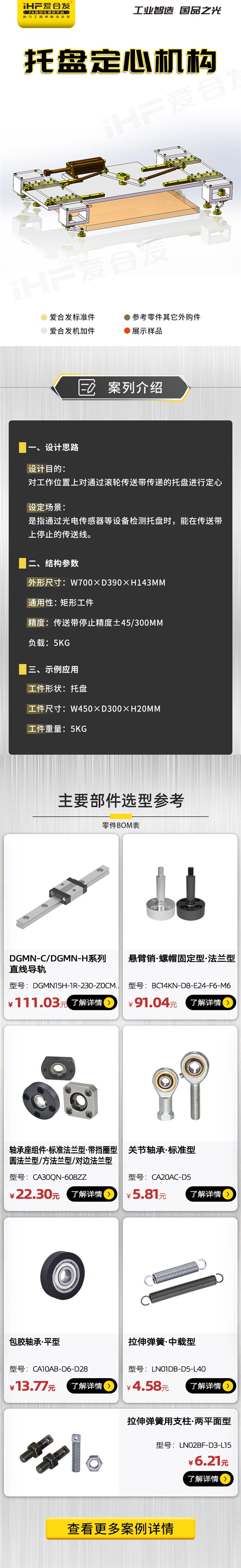 愛合發(fā)：案例介紹，托盤定心機(jī)構(gòu)！